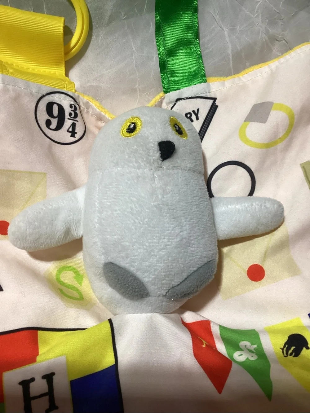 Baby Jack & Co 10x10” Wizard Lovey Owl Tag Toy for Babies Learning Sensory